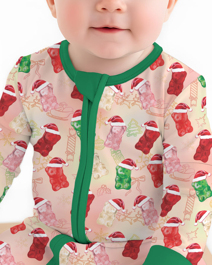 Gummy Bear Santa Christmas Bamboo Convertible Zippy