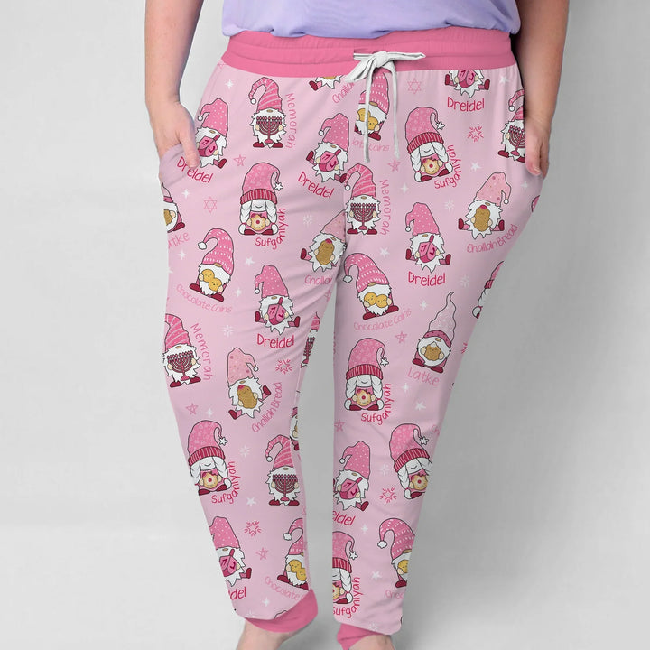 Happy Hanukkah Matching Family Women Pajama Set , Happy Hanukkah Matching Family Women Pajama Set - Only Shirt / S