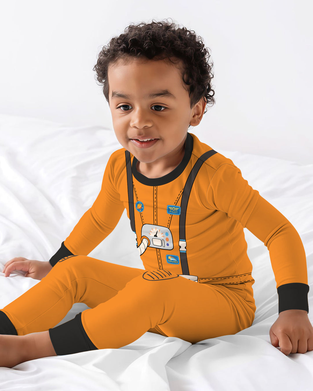 Template Bamboo Two Piece Long Sleeve Pyjamas Set
