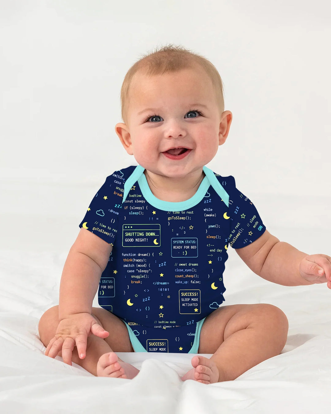 It Techy Job Matching Dad and Son Bamboo Bodysuit