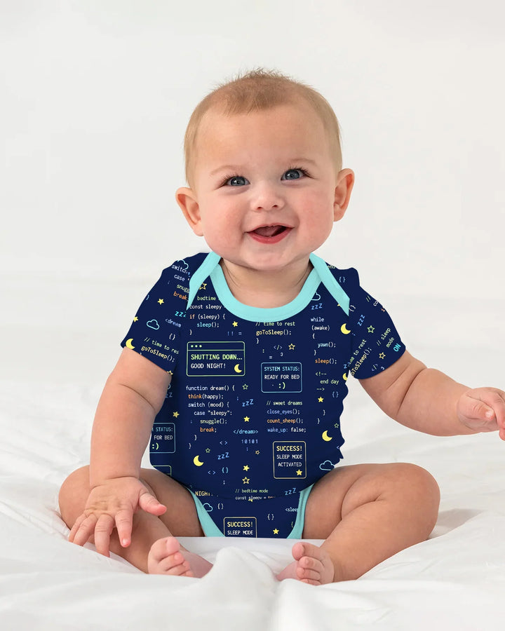 It Techy Job Matching Dad and Son Bamboo Bodysuit