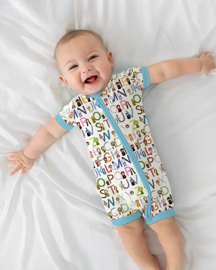 Saint ABCs Bamboo Shorty Zippy