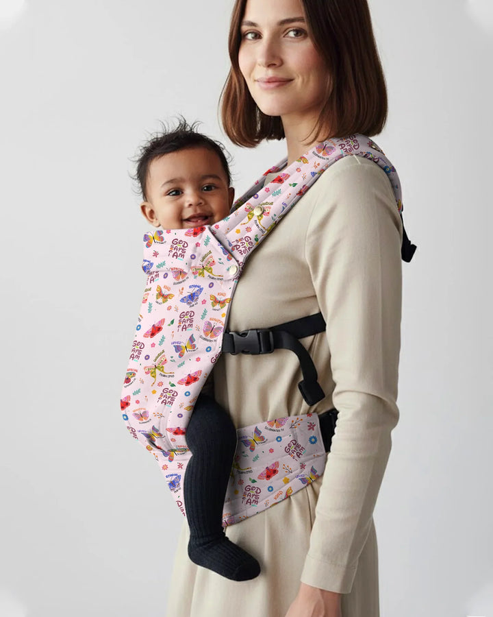 God Says I Am Butterfly Baby Carrier