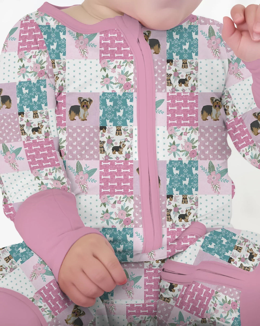 Floral Yorkie Grace Bamboo Convertible Zippy