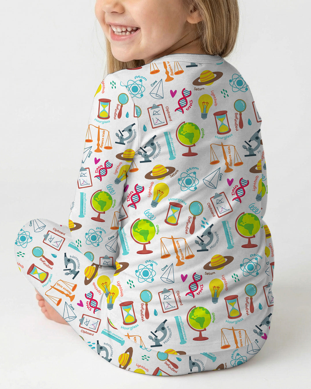Template Bamboo Two Piece Long Sleeve Pyjamas Set