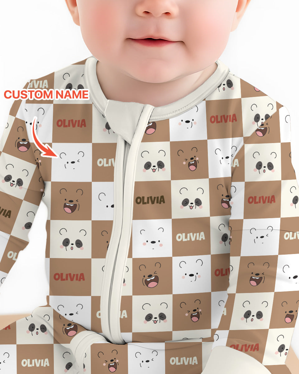 I Am Baby Bears Bamboo Convertible Zippy