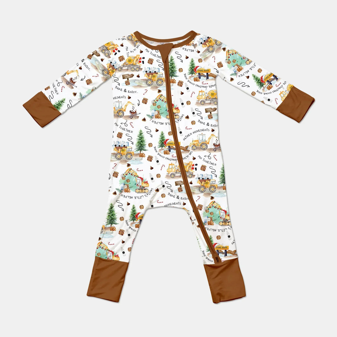 Construction Christmas Cookie Bamboo Convertible Zippy