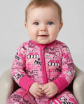 Pink Faith & Grace Bamboo Convertible Zippy