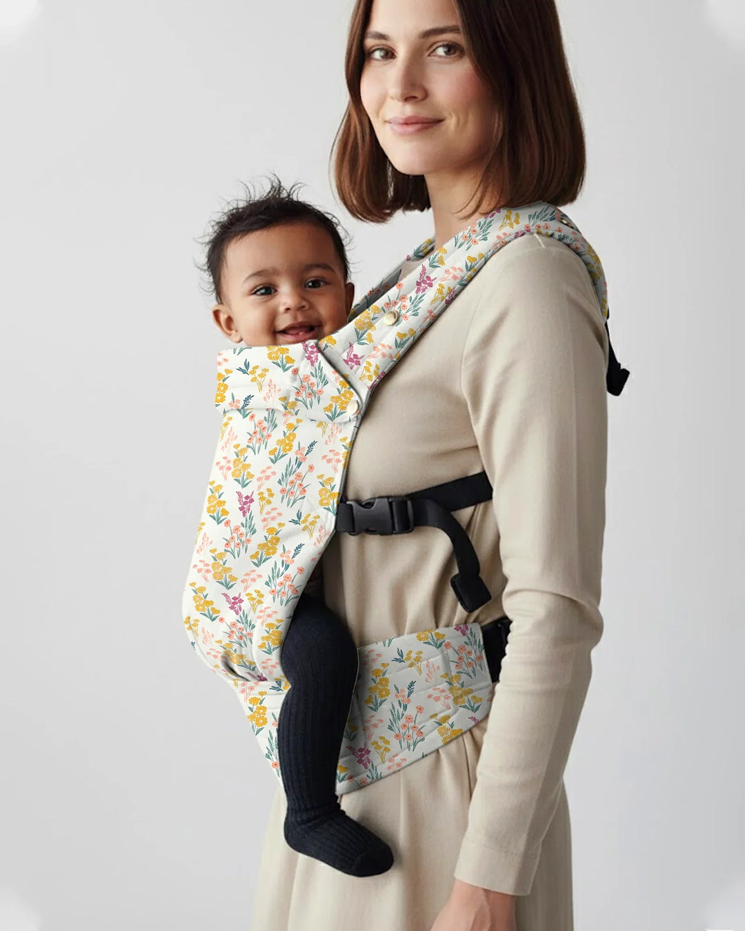 Soft Meadow Wildflower Garden Baby Carrier