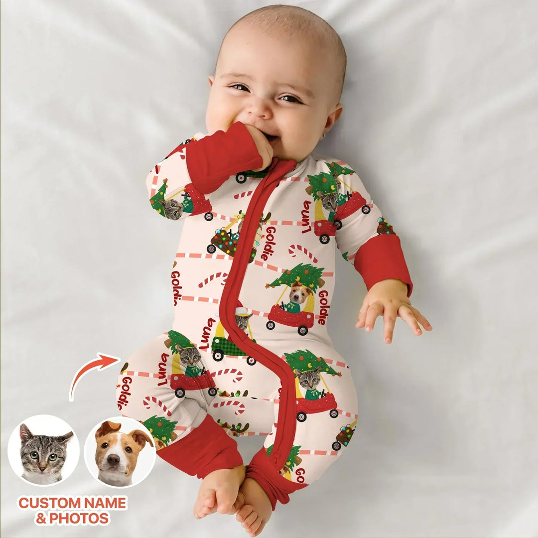 Custom Pet Photo Christmas Tikes Car Bamboo Convertible Zippy