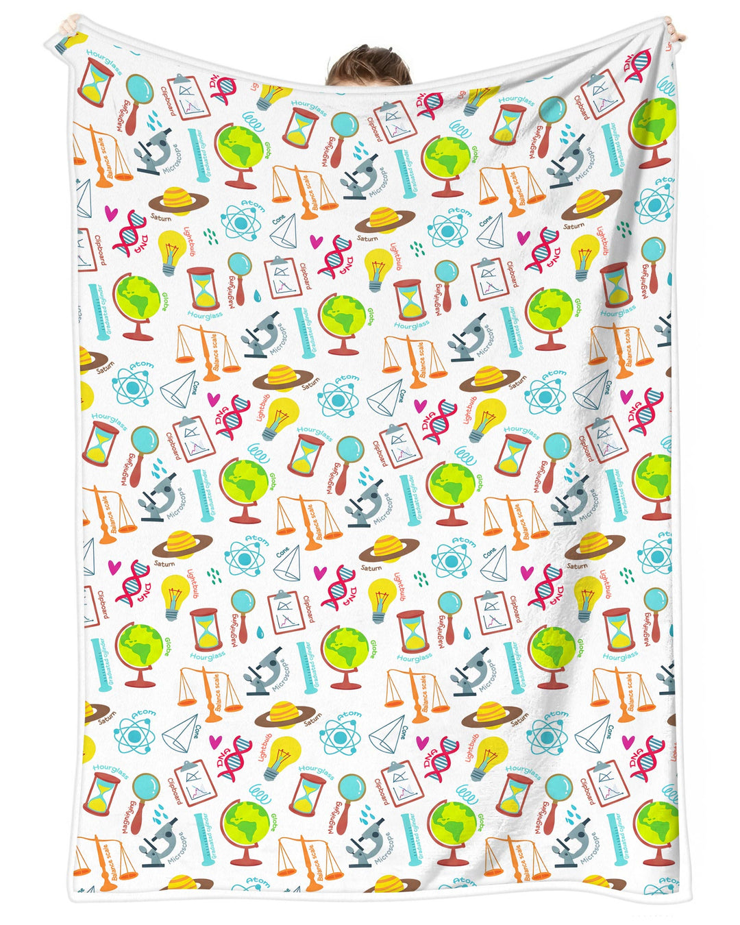 Tiny Scientist Explores The World  Bamboo Blanket