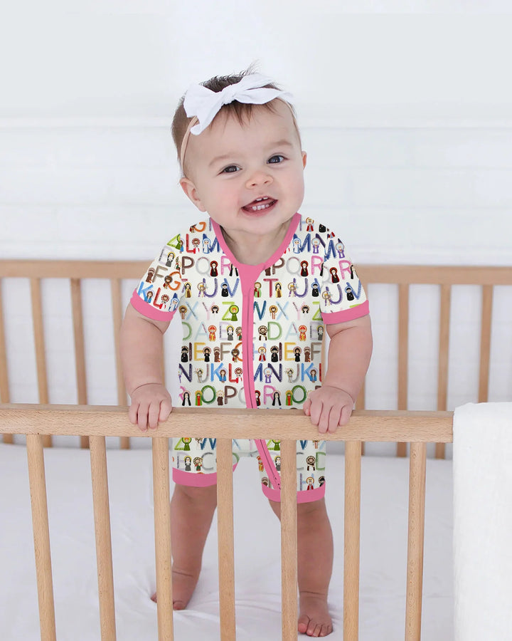 Saint ABCs Bamboo Shorty Zippy