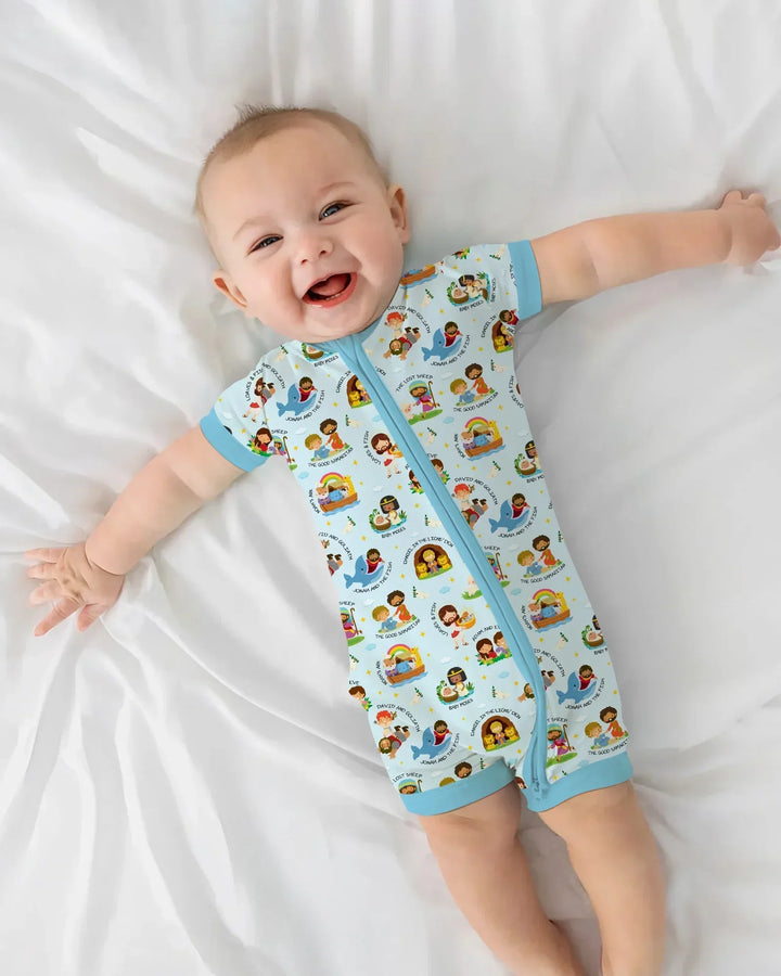 Bible Stories Bamboo Shorty Zippy