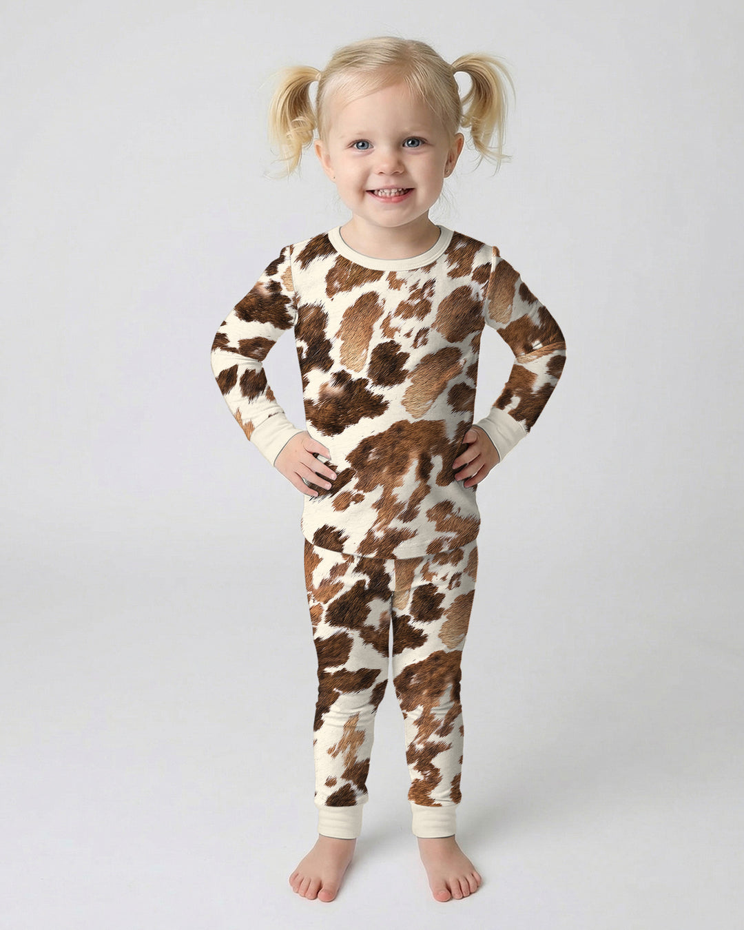 Template Bamboo Two Piece Long Sleeve Pyjamas Set