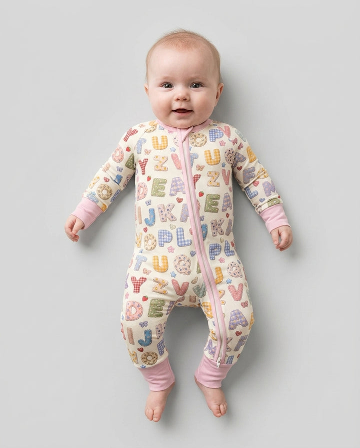 Fabric Alphabet Letters Bamboo Convertible Zippy