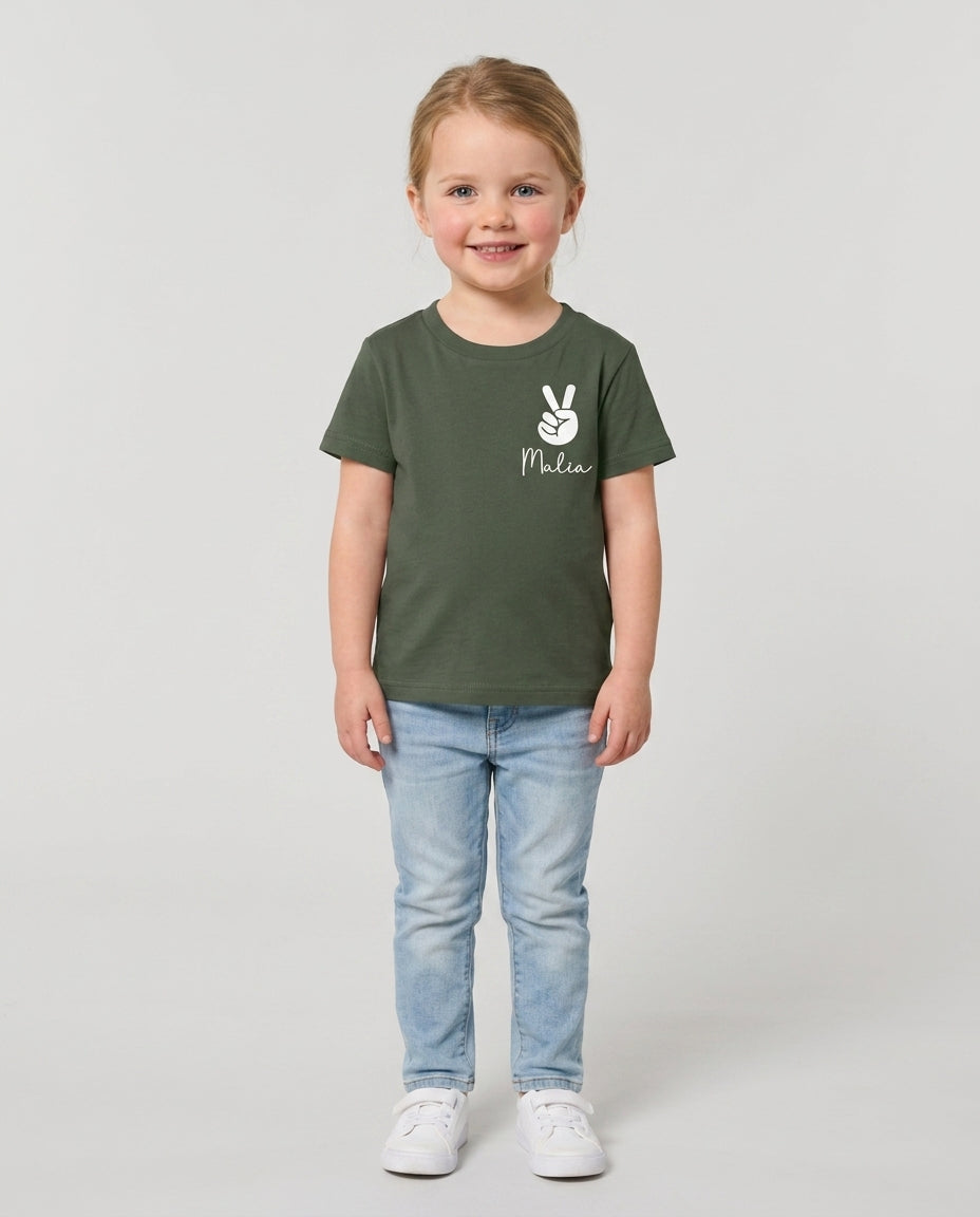 Custom Name First Day of School 2026 Bamboo Crewneck T-Shirt