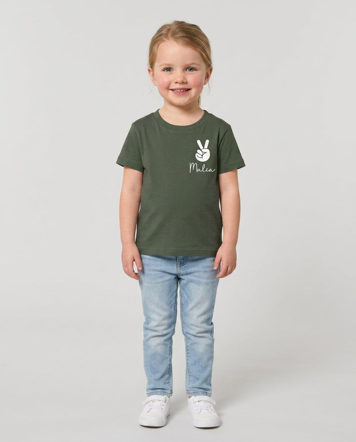 Custom Name First Day of School 2026 Bamboo Crewneck T-Shirt