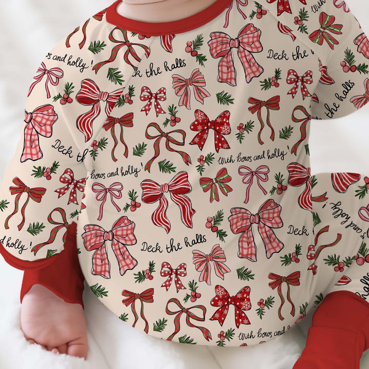 Coquette Christmas Bows Bamboo Convertible Zippy