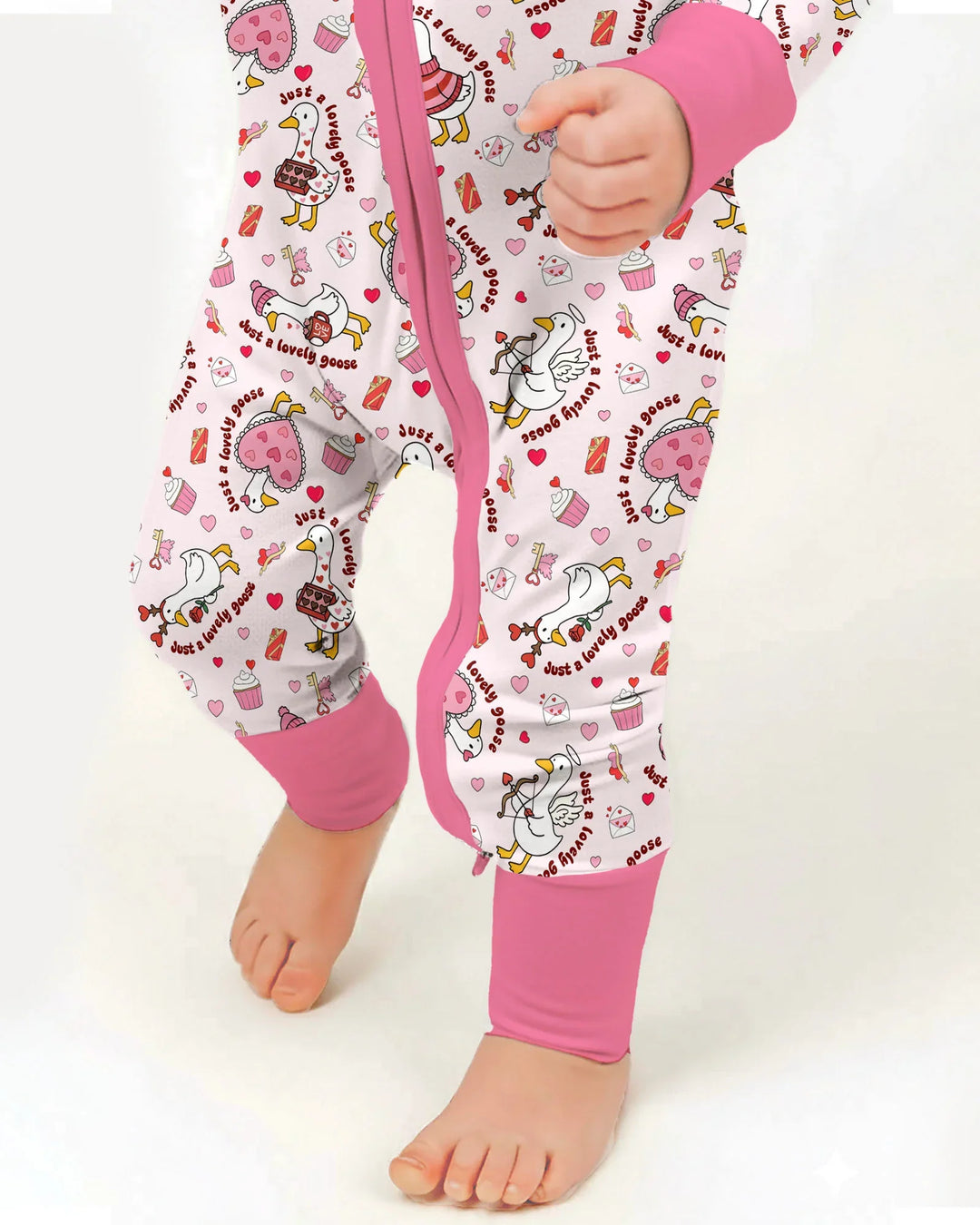 Valentine Silly Goose Bamboo Convertible Zippy