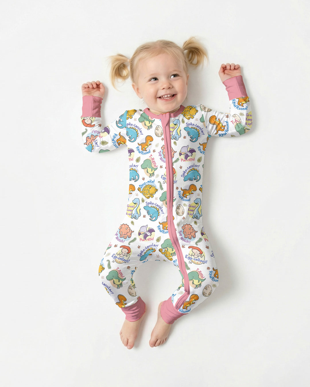 Cute Dinosaur Pun Bamboo Convertible Zippy