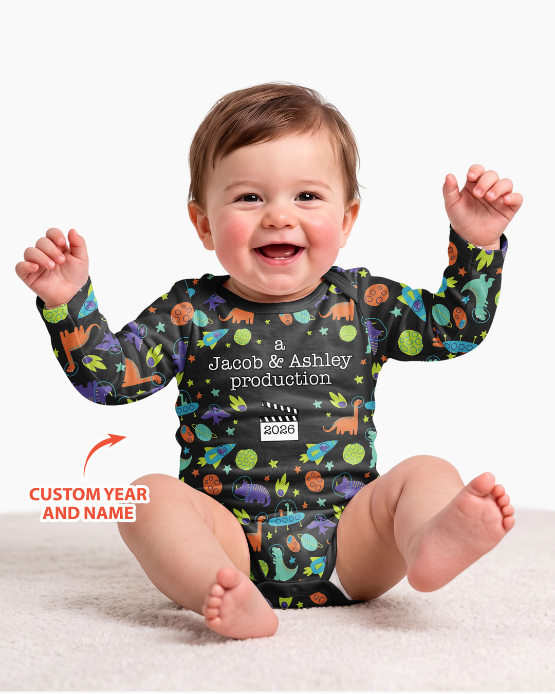 Baby Coming Soon Bamboo Bodysuit