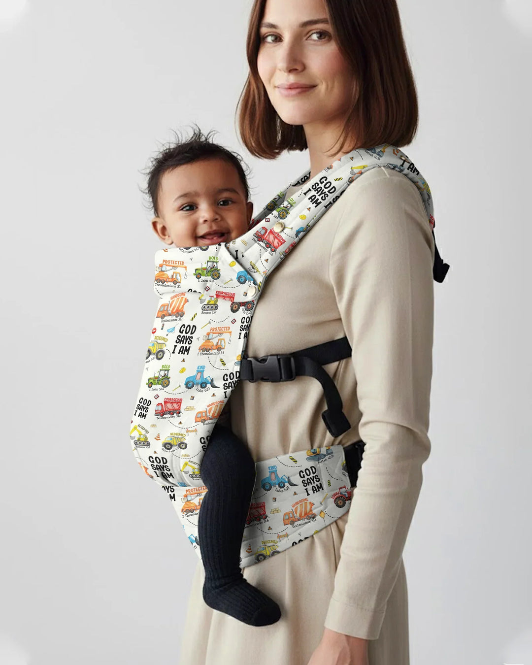 God Says I Am Construction Baby Carrier