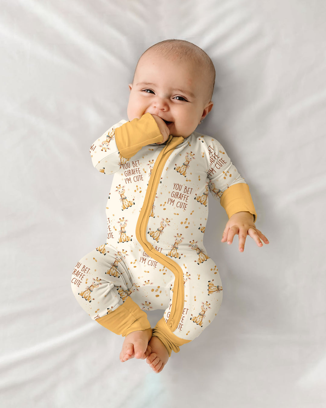You Bet Giraffe I'm Cute Bamboo Convertible Zippy