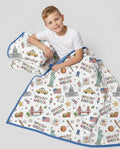 America 250 Celebration Bamboo Blanket