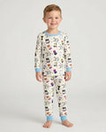 Loved & Safe Kitties Family Matching Bamboo Two Piece Long Sleeve Pajama Set