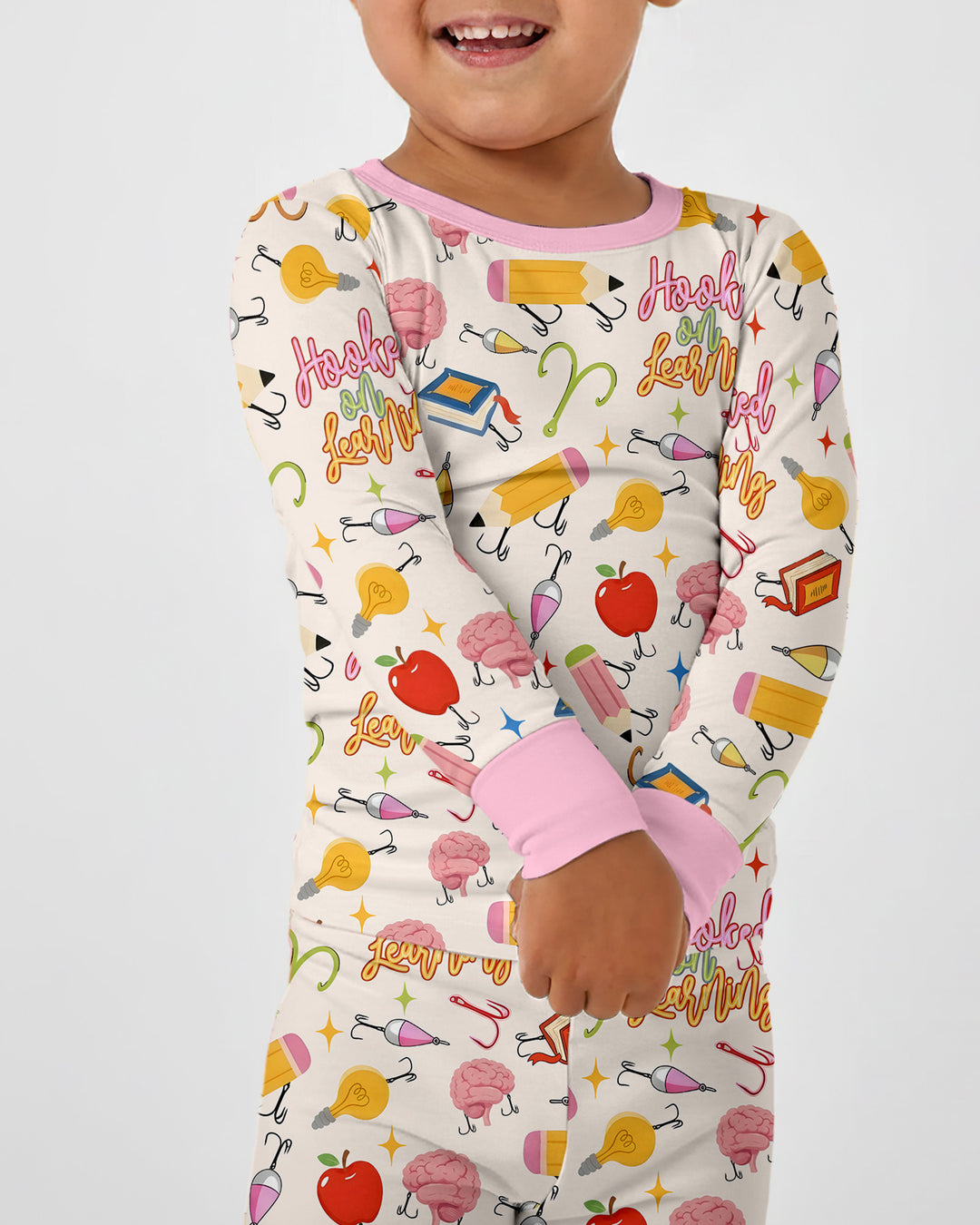 Template Bamboo Two Piece Long Sleeve Pyjamas Set