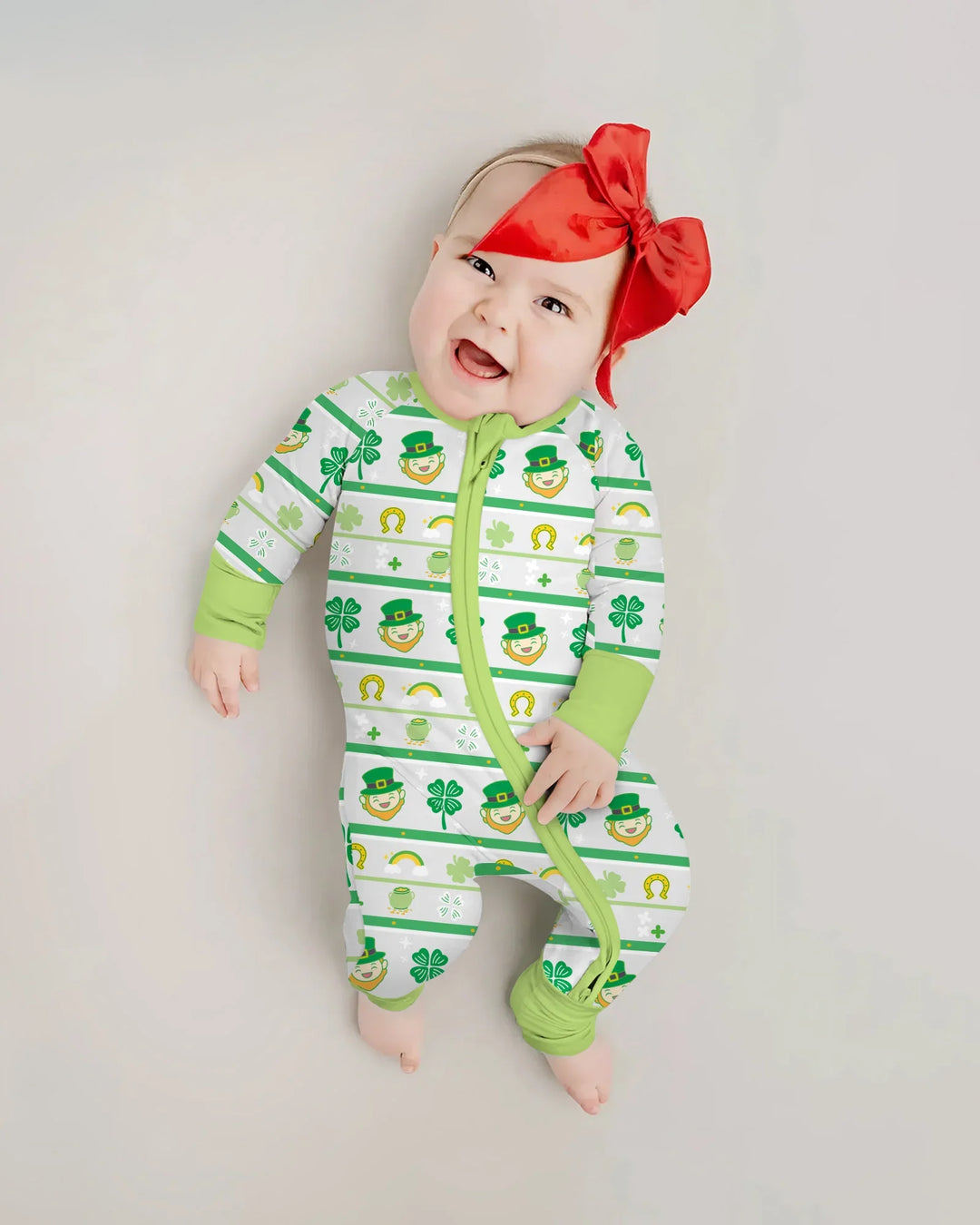 Happy Saint Patrick's Day Bamboo Convertible Zippy
