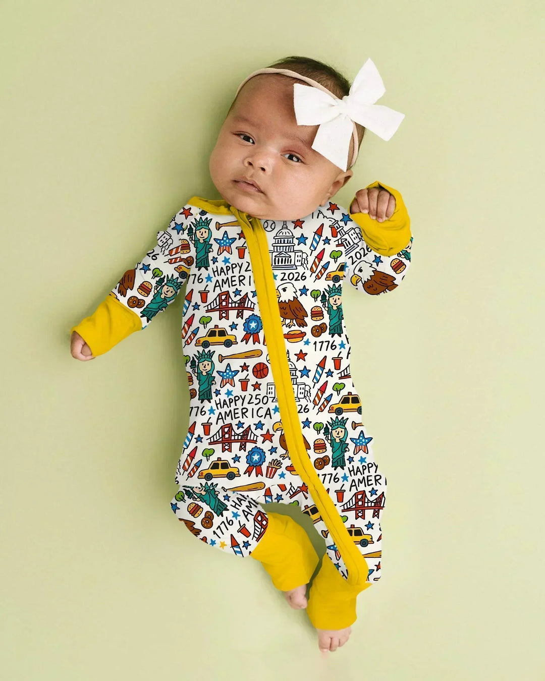Doodle America 250th Anniversary Family Bamboo Convertible Zippy