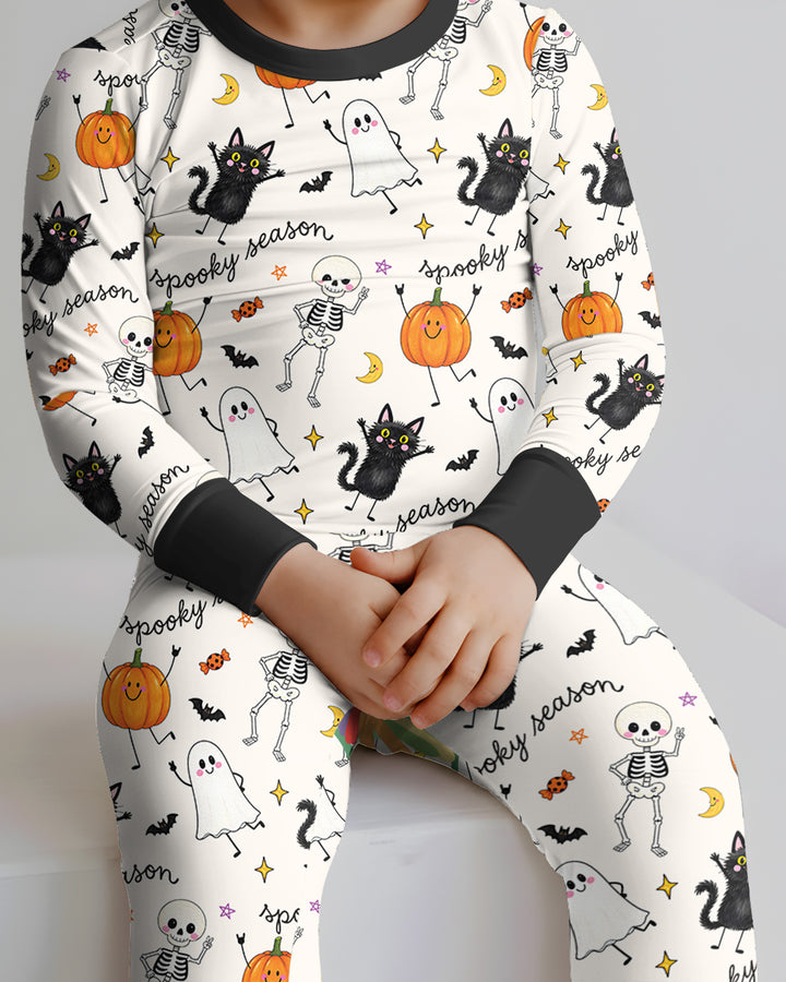 Template Bamboo Two Piece Long Sleeve Pyjamas Set