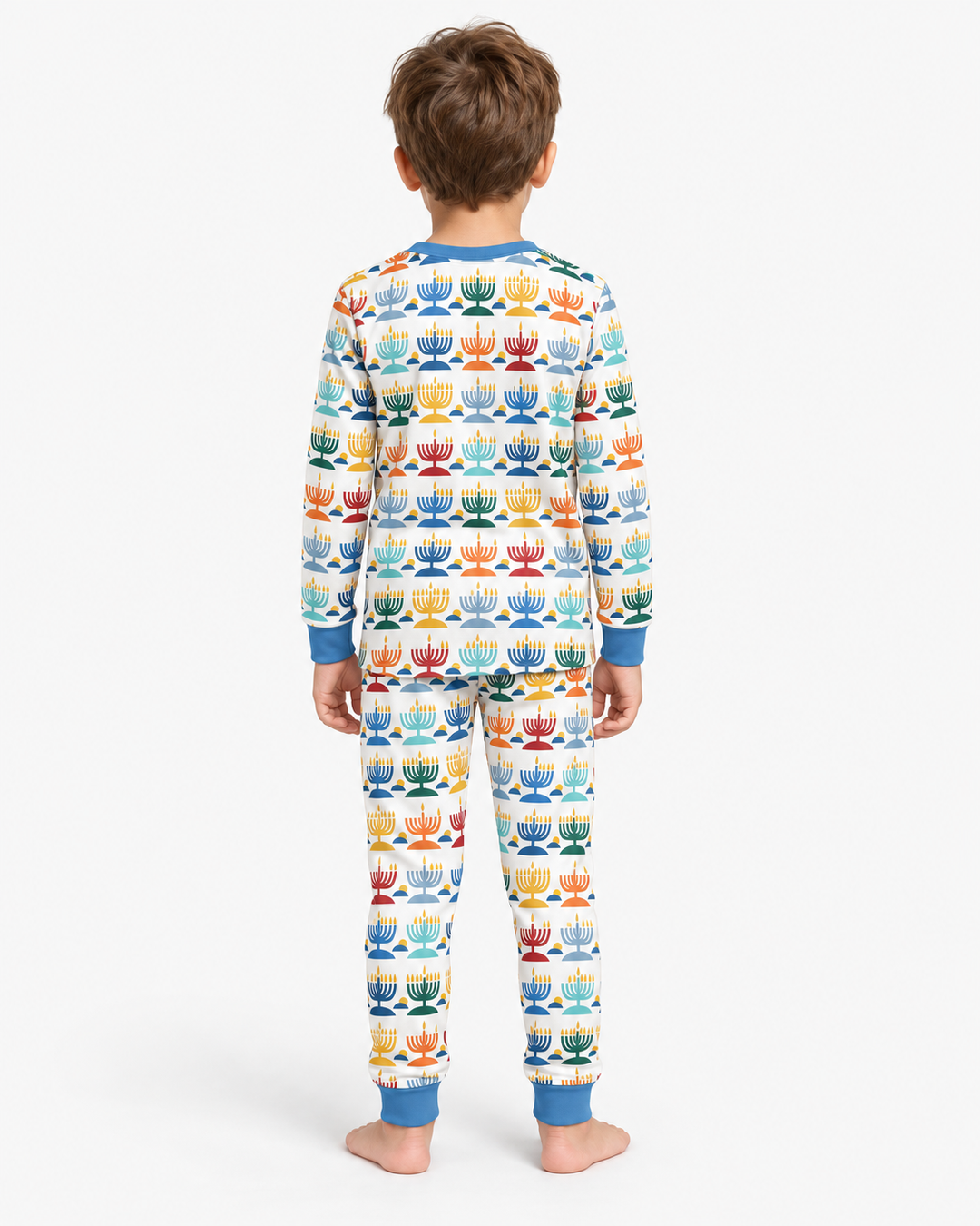 Let's Get Lit Hanukkah Bamboo Two Piece Long Sleeve Pajama Set