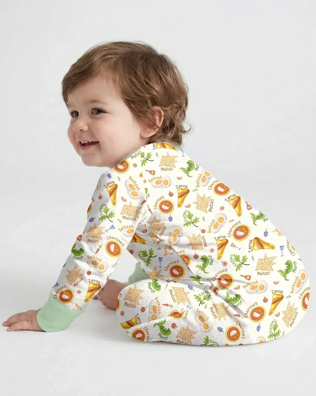 Happy Passover Family Matching Bamboo Convertible Zippy