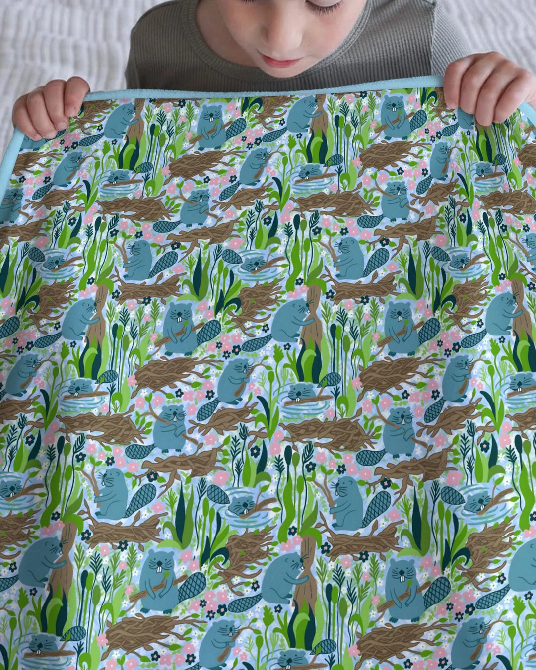 Little Dam Builders Bamboo Blanket