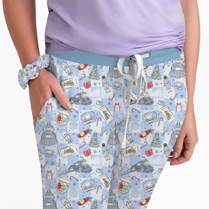Christmas Train Bamboo Women Pajama Set