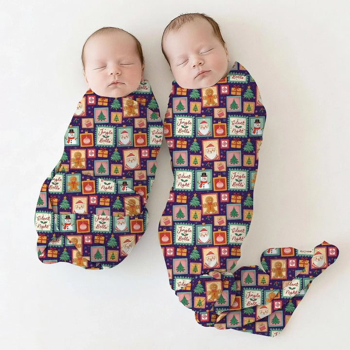 Magical Christmas Night Bamboo Swaddle Blanket