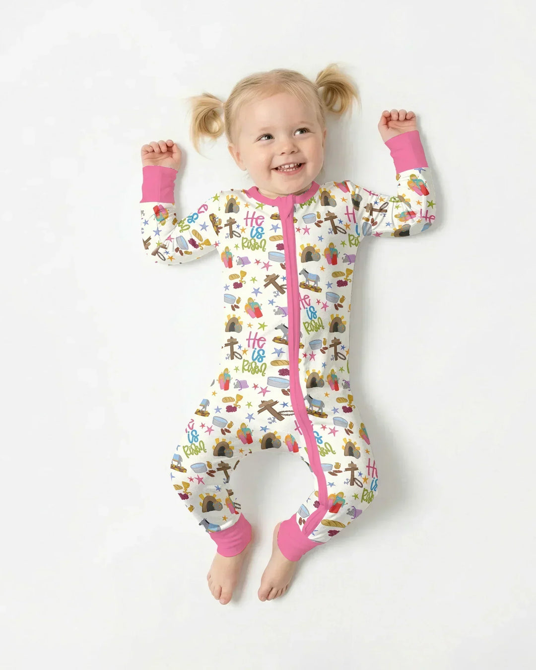 Bible Story Easter Family Matching Bamboo Convertible Zippy