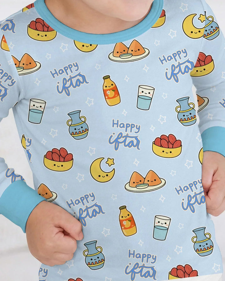 Iftar Party Bamboo Two Piece Long Sleeve Pajama Set