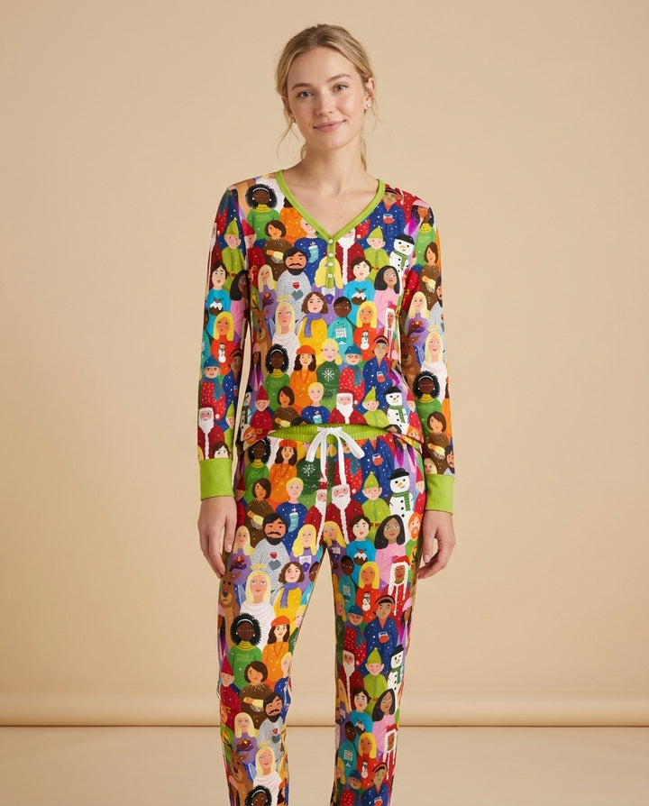 Together for Christmas Bamboo Women Pajama Set