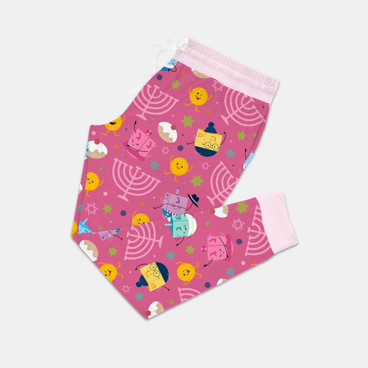 Hanukkah Little Dreidel Family Bamboo Women Pajama Set