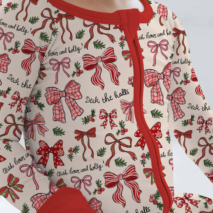 Coquette Christmas Bows Bamboo Convertible Zippy