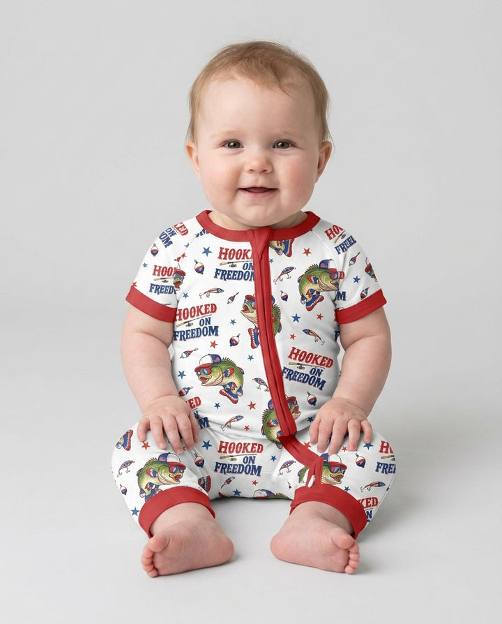 Hooked On Freedom Bamboo Shorty Zippy