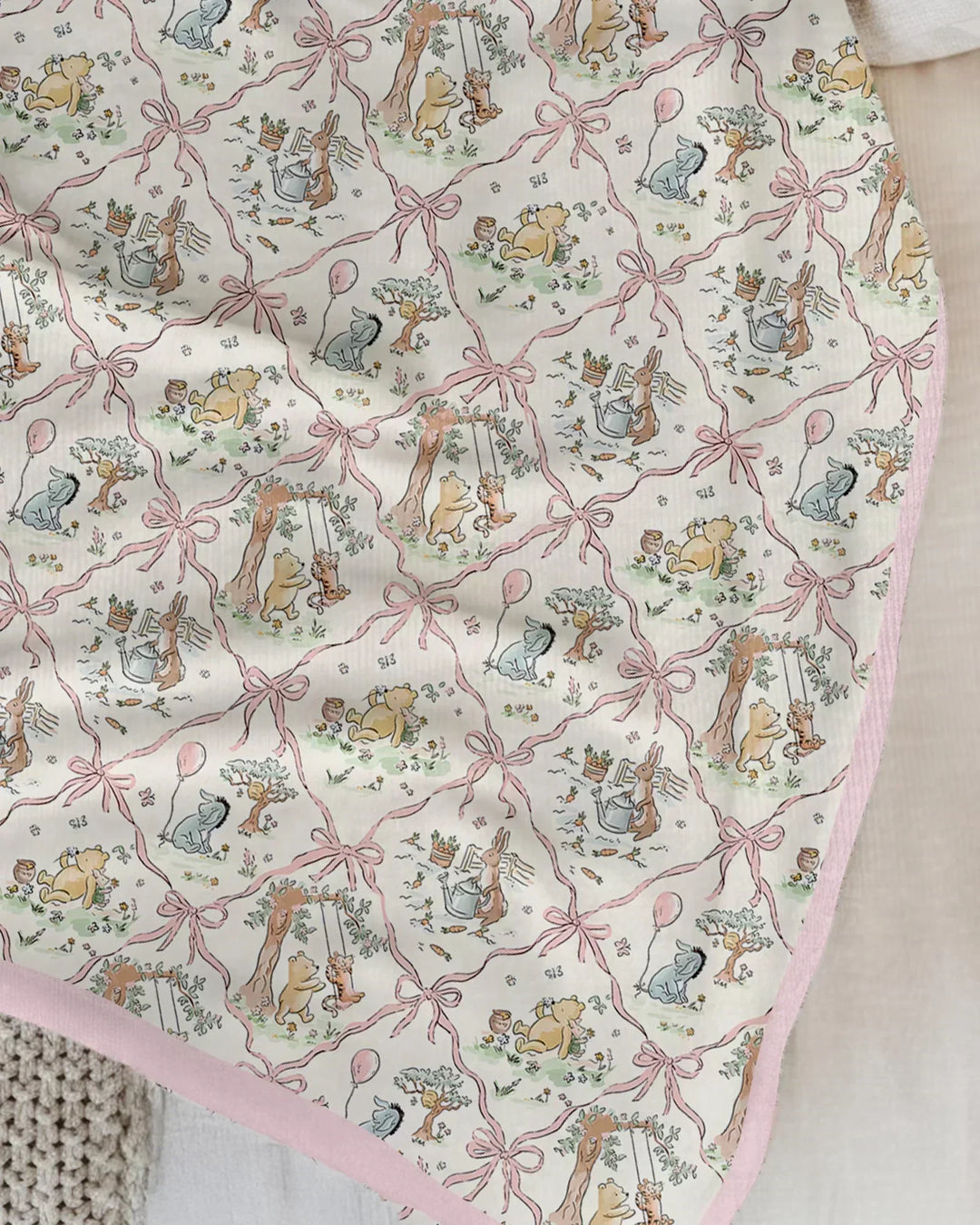 Spring Meadow Friends Bamboo Blanket