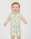 Whimsical Mallard Duck Bamboo Shorty Zippy