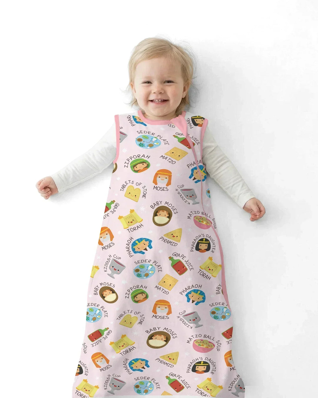 Cute Passover Characters Bamboo Sleep Bag