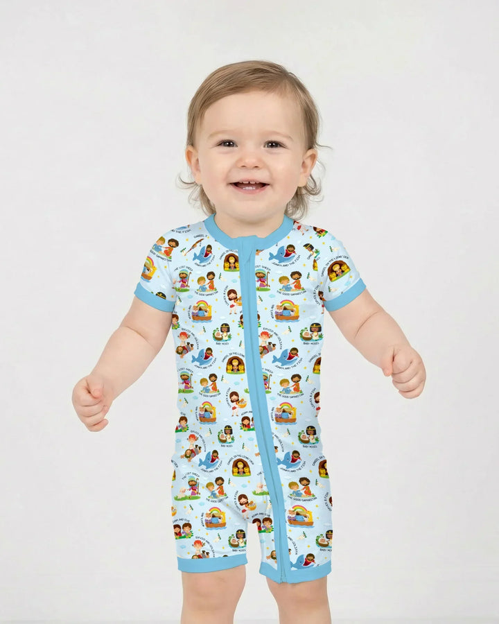 Bible Stories Bamboo Shorty Zippy