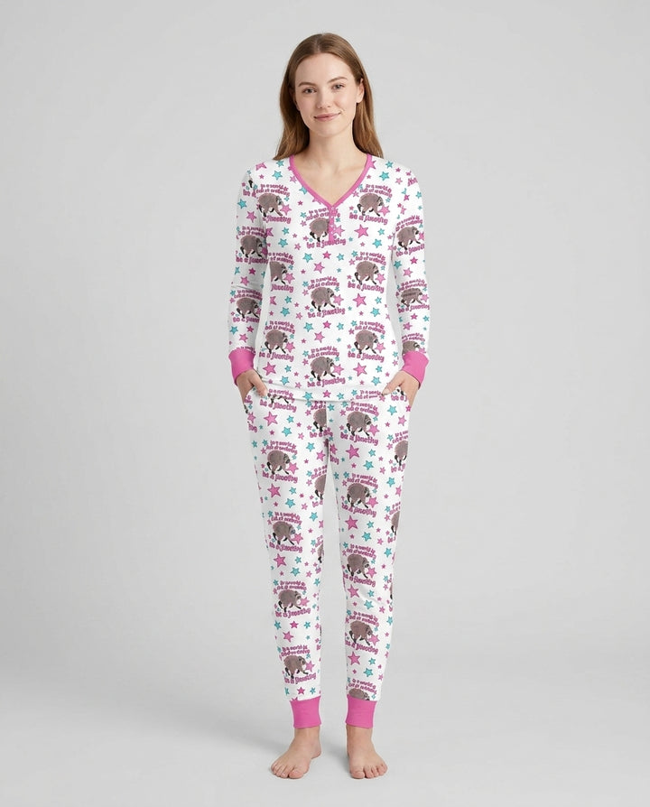 In A World Full Of Ordinary Be A Jimothy Bamboo Women Pajama Set