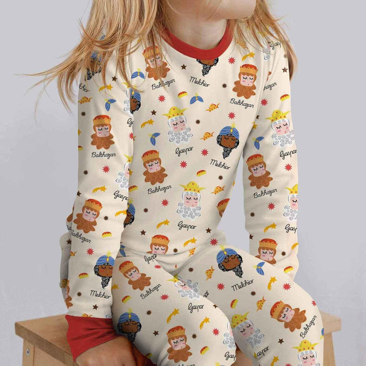 Tres Reyes Magos Bamboo Two Piece Long Sleeve Pajama Set